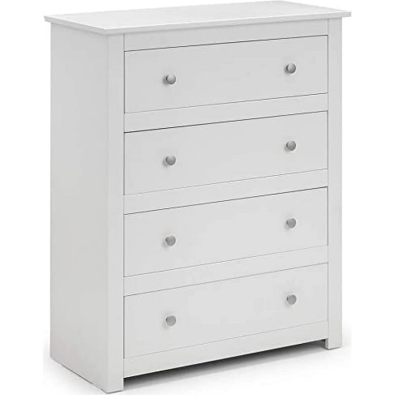 Julian Bowen Radley 4 Drawer Chest - Surf White