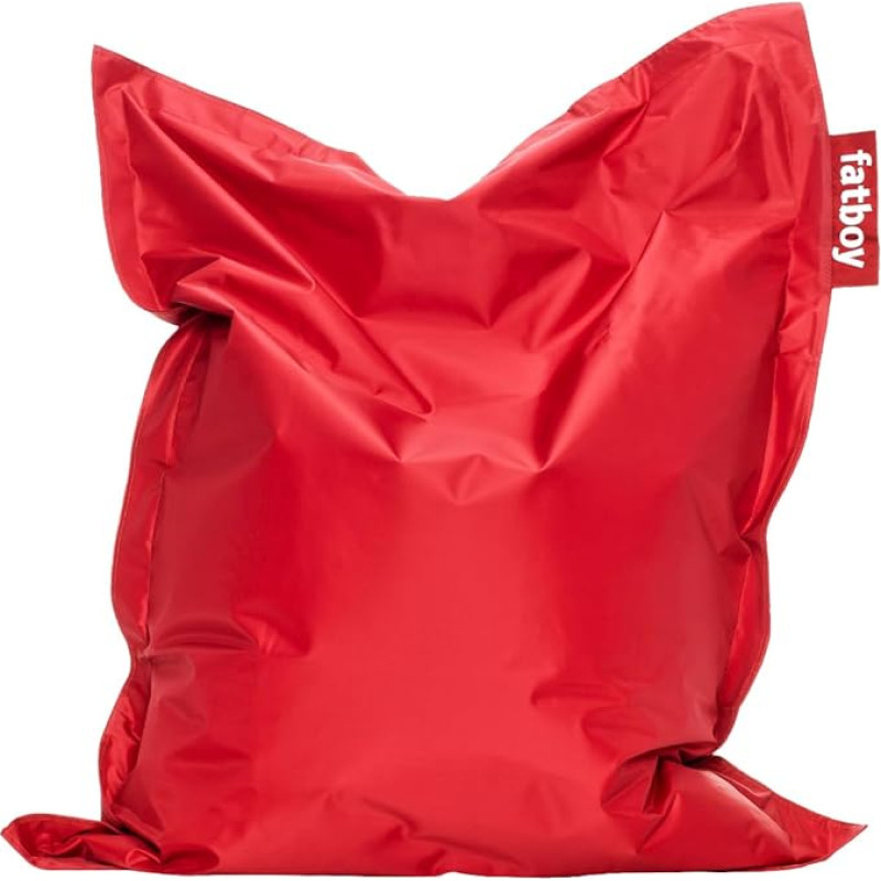 Fatboy® Junior Red Original Nylon Bean Bag Classic Indoor Seat Cushion Especially for Children 130 x 100 cm