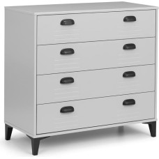Julian Bowen Lakers 4 Drawer Locker - Grey