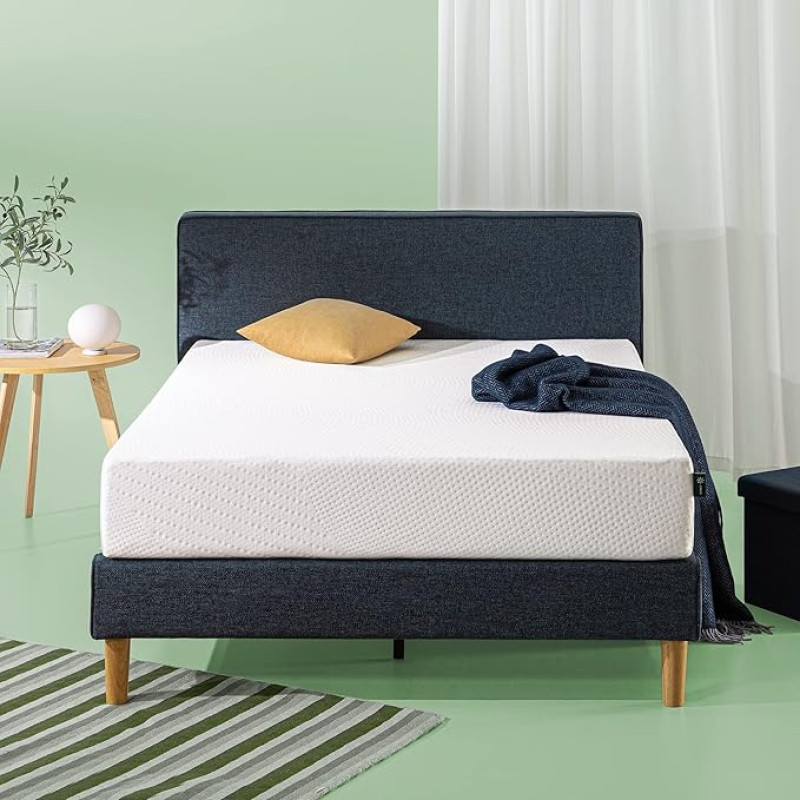 Zinus Cooling Essential Foam Mattress, White, 135 x 190 cm