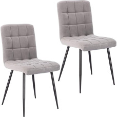 Lestarain Set of 2 Dining Room Chairs, Kitchen Chairs, Living Room Chairs for Kitchens, Living Rooms, Dining Rooms, Offices, Multicoloured