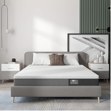 BedStory 140 x 190 cm Gel Foam Bamboo Charcoal 7 Zone Ergonomic Mattress with Removable and Washable Cover Hypoallergenic Optimal Support Comfort Thickness 16 cm