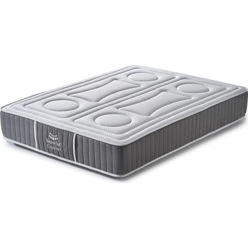 Imperial Confort ViscoBayscent Memory Foam Mattress with Bayscent® Neutralizer Treatment, Breathable and Double-Sided (Winter/Summer), Thickness 30 cm, 140 x 200 cm