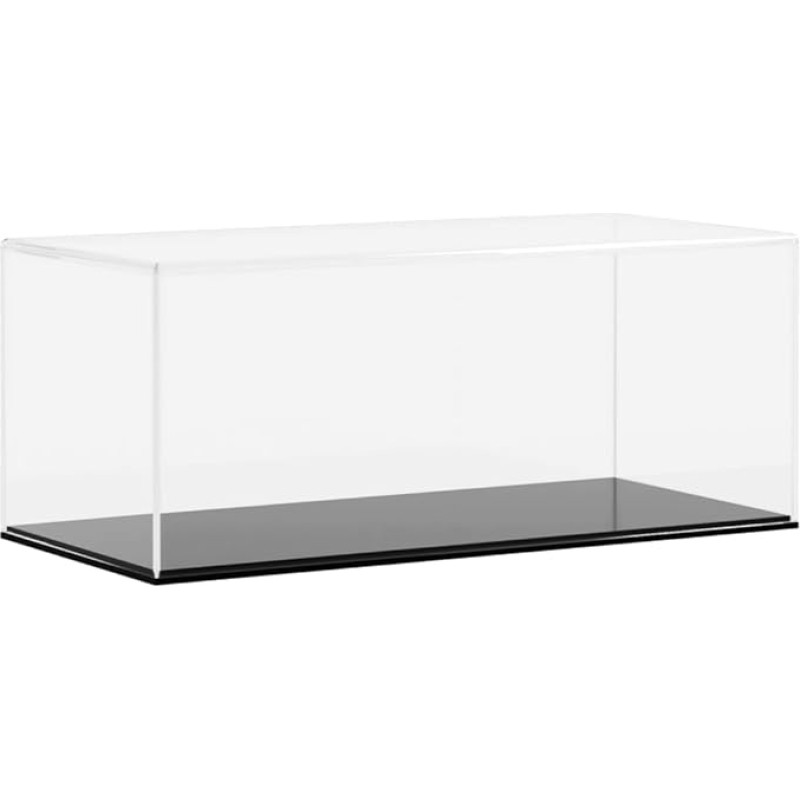 vidaXL Display case, display case, dust protection, collector's display case for collectibles, toy figures, display box, acrylic box, transparent acrylic