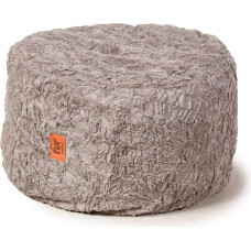 CordaRoy's Faux Fur Bean Bag, Footstool, Washable Fabric Cover with Durable Foam Insert, Versatile Footrest for Basement, Living Room, Office, 26