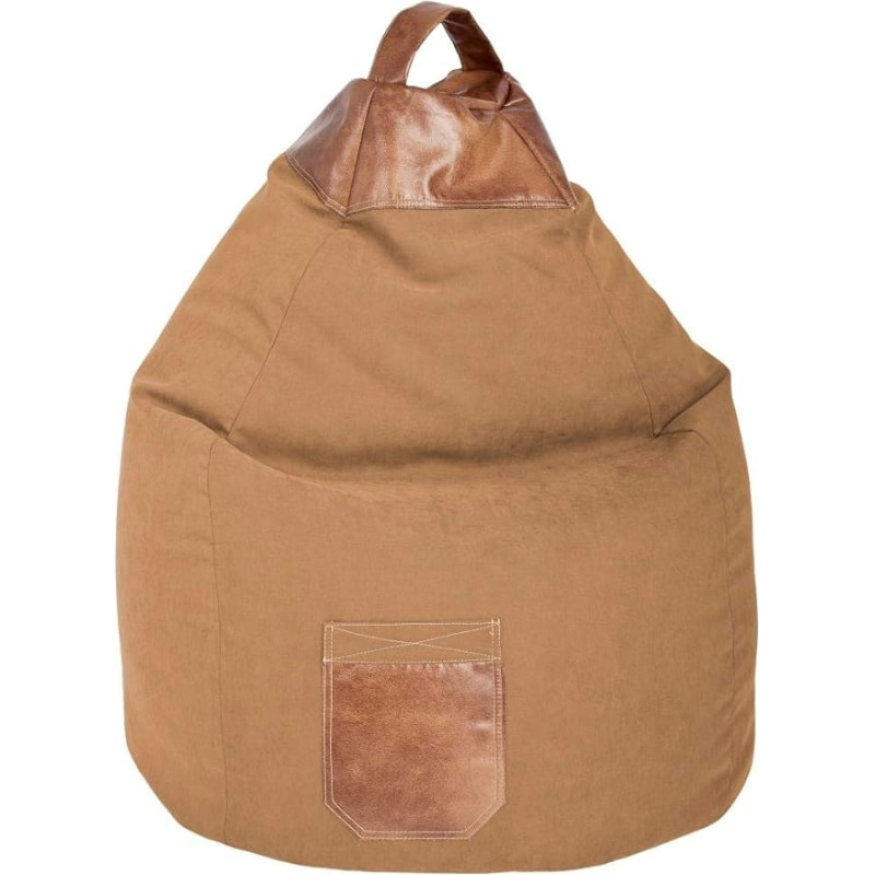 MAGMA Jamie Sand-Coloured Beanbag XXL, 260 l