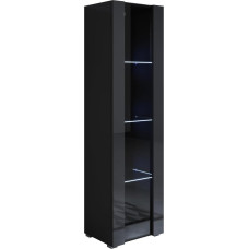 Muebles Bonitos Wardrobe Luke Model V5 Black (40 x 167 cm) with Standard Feet
