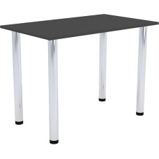 AKKE Dining Room Table 90 cm x 60 cm Dining Table Small Table Kitchen Table Desk Dining Table Dining Room Furniture Chrome Legs