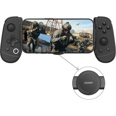 Leadjoy M1 Mobile Gaming Controller für iPhone iOS mit Kühlleitungsplatte, Hall-Effekt-Joysticks, iPhone-Controller mit Turbo-Funktion, Spielen von Xbox, GeForceNOW, Genshin Impact, Diablo, COD, Apex