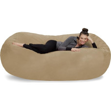 Sofa Sack - Plush Sofas with Super Soft Micro Velour Lining - Padded XL Memory Foam Loungers for Kids, Adults, Couples - Jumbo Mobili Pocket Chair