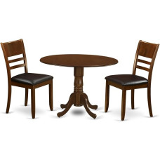 East West Möbel DLLY3-ESP-LC 3-Piece Sets Espresso