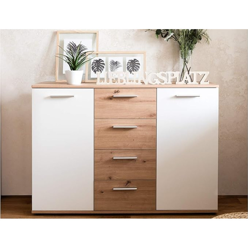 möbelando Jacklin I Sideboard Highboard Dresser Bureau