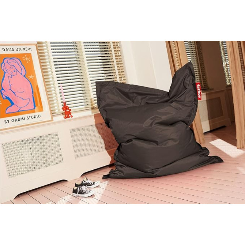 Fatboy Original Bean Bag Dark Grey Nylon 40 x 140 x 180 cm (L x W x H)