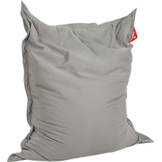 QSack Indy Bean Bag with Lining and Tested for Harmful Substances EPS Toxproof Micro Beads 140 x 180 cm Indoor Bean Bag XXL (Grey)