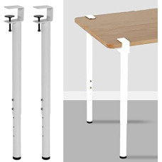 Konsolentische für den Flur, schmal, hinter dem Sofatisch, verstellbare Tischklemmbeine in F-Form für Couchtischmöbel, Konsolen-Teleskopbeine für Esstische mit rutschfestem Design und Bodens