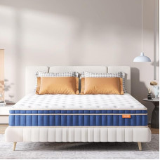 Sweetnight Mattress 120 x 190 cm, Pocket Spring Core Mattress with 7-Zones, Breathable, Orthopaedic, Height 20 cm, Hardness H4