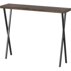 Console Table Entryway Hallway Table Bookcase Metal Frame Console Coffee Bar Cabinet Narrow Farmhouse Sofa Tables for Living Room Hallway Foyer