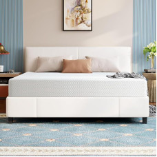 Gwydre Memory Foam Mattress Topper, High Density Vented Memory Foam Mattress Topper with Removable and Washable Cover (190 x 90 x 20 cm)