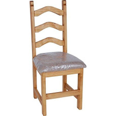 MiaMöbel Mexico Furniture Dining Room Chair 45 x 100 x 48 cm Country House Style Solid Pine Honey Wood