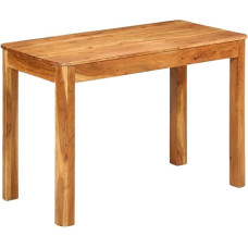 vidaXL Dining Table, Kitchen Table with Wooden Frame, Dining Table for Dining Room, Kitchen, Restaurant, Table, Wooden Table, Modern, Solid Acacia Wood