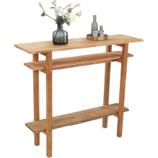 Console Tables, Hallway, Sofa Tables, Living Room, Oak Exhibition Tables on the Wall, Multi-Level Console Table for Storage, Narrow Console Table, Long Solid Wood Table, Console
