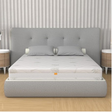 MiaSuite Mattress Memory Bed 120 x 190 High 26 cm Removable Orthopaedic with Medical Device Mattress 3 Layers Memory 6 cm 9 Sections and Surface Made of Waterfoam and Gel Relax