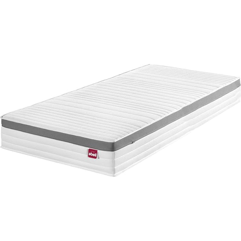Abeil Gel'Attitude Foam and Gel Mattress, 90 x 190 cm, Foam, White, 1 Person