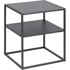 Side Table - Black - Metal - 45 x 40 cm