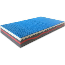 Marcapiuma Single Memory Foam Mattress, 85 x 190 cm, Height 25 cm, H2 Hardness, Medical Device, Carbon Silver Cover, Removable, Dust Mite Proof, 100% Made in Italy
