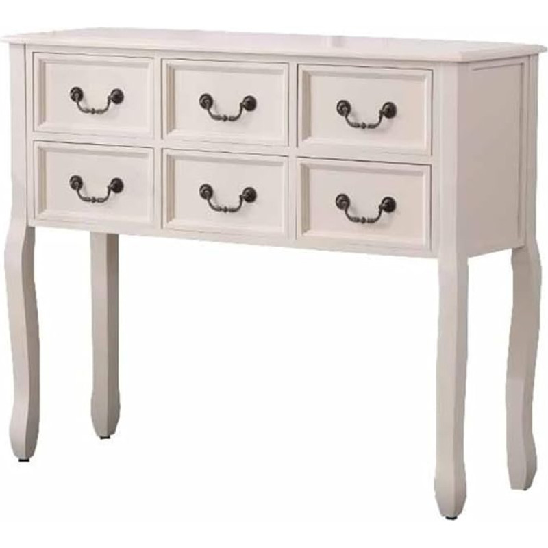 Vickyliou Entrance Table， Moderner minimalistischer Eingangstisch aus Massivholz | Stilvoller Schrank for Flur und Wohnzimmer,Console Table with Storage