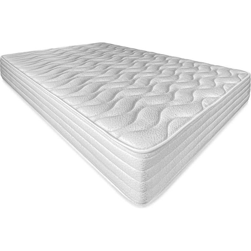Somnia Descanso - Sena Reversible Memory Foam Mattress (Winter Summer Face), Firm, Medium Hardness, Thickness 30 cm, Anti-Dust Mite, Antibacterial and Hypoallergenic, 180 x 200 cm