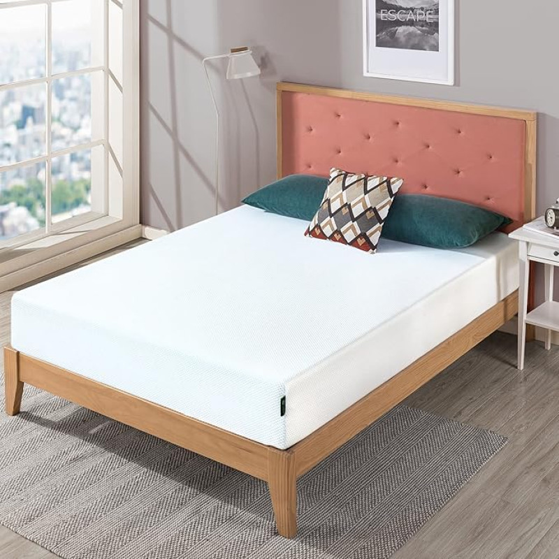 Zinus Memory Foam Mattress, Fabric, 140 x 190 x 25.4 cm