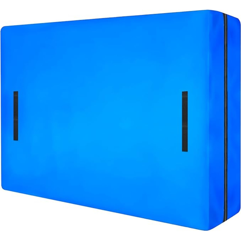 MRWIZMS Mattress Cover for Moving and Storage Tarpaulin Plastic Mattress Cover for Moving and Storage with 8 Sturdy Handles Strong Zipper Durable Reusable Mattress Bags