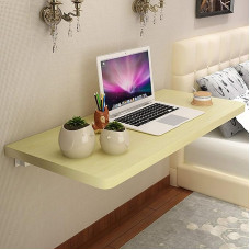 Heavy Duty Wall Mounted Fold Down Table - Space Saver Folding Workbench for Dining Kitchen Study & Laundry - Versatile Drop-Leaf Floating Desk for Home & Bar Use