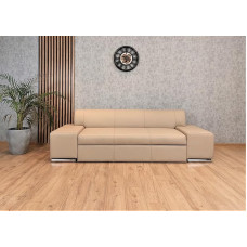 Quattro Meble London FS Sofa 238 cm with Bed Function Sleep Function Leather Sofa Real Leather Couch Choice of Colours