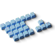 HK Gaming Rubber Keycaps Set, Non-Slip Texture, Double Shot Keycap Set, 23 Keys OEM Profile Keycaps, for Mechanical Keyboard, Compatible with Cherry MX, Gateron, Kailh, Malibu