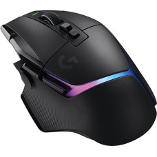 Logitech G 502 x Plus Lightspeed Draadloze RGB Gaming Muis - Optiline Muis Lightforce hübriid Shakelaars, Lightsync RGB, Hero 25K Gaming Sensor, PC-le - macOS/Windows - Zwart