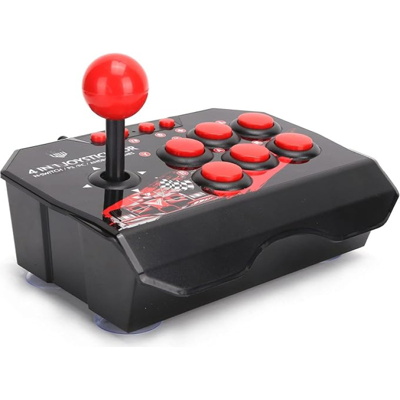 Fight Stick PC Game Joysticks, Wired Game Fighting Joystick Controller, Game Accessories for Switch/PC/PS3 Universal Fighting Joystick