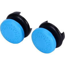 2 Pieces Thumb Handle, 4 Colours Available Silicone Accessories Replacement Thumb Grips Stick Joystick Controller Gamepad Key Cap for PS5 Game Joystick (Blue)