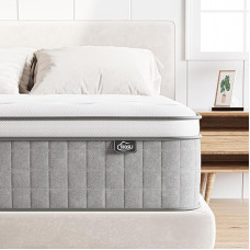 TeQsli Single Mattress 90 x 190 x 25 cm Medium Firm Gel Memory Foam Pocket Spring Mattress Orthopedic Mattress for Pressure Relief, Motion Isolation, Edge Support and Oeko-Tex