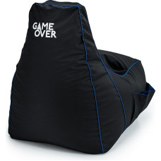 Game Over Twilight Princess Video Games Bean Bag Indoor Living Room Side Pockets for Controller Headset Holder Ergonomic Design for the Engaged Player (Cerulean Blitz)