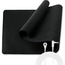 Grounding Mat with EU Cable, Grounding Mat for Earthing, Grounding Mat Set for Better Sleep, Grounding Pad (35 x 76 cm)