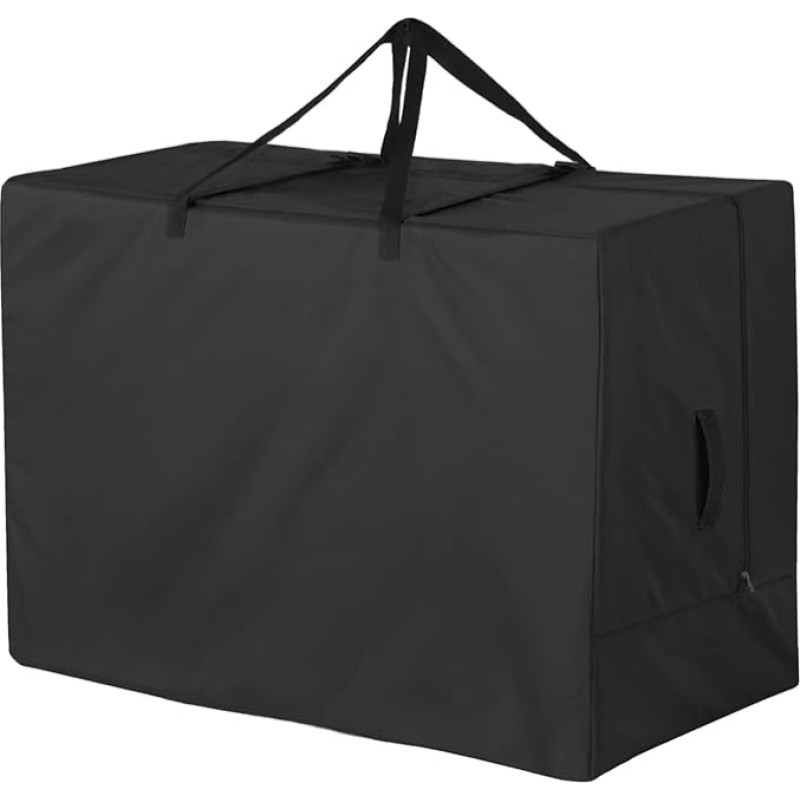 Foldable Mattress Bags, Tri-Fold Mattress Topper Bag, Waterproof 420D Oxford Fabric Carry Bag for Tri-Fold Mattresses (Mattress Not Included) (155 x 46 cm)