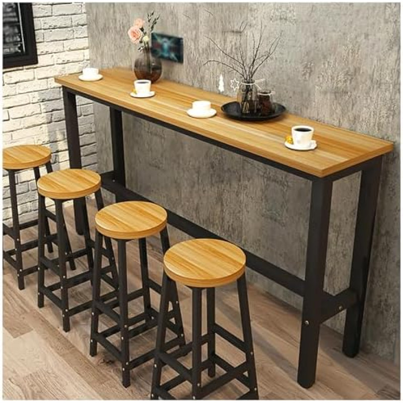 Console Tables for Hallway Narrow Behind Sofa Table Modern Bar Table with Rectangular Console Sofa Table Design Narrow Table for Living Room Counter Height Dining Table with Long