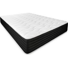 DUÉRMETE ONLINE - Reversible Memory Foam Mattress for Winter and Summer, Firmness, Medium Hardness, Thickness 30 cm, Mite-Proof, Anti-Baceria and Hypoallergenic, 120 x 190 cm
