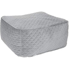 homesphere Bean Bag Velvet Pouf (Grey)