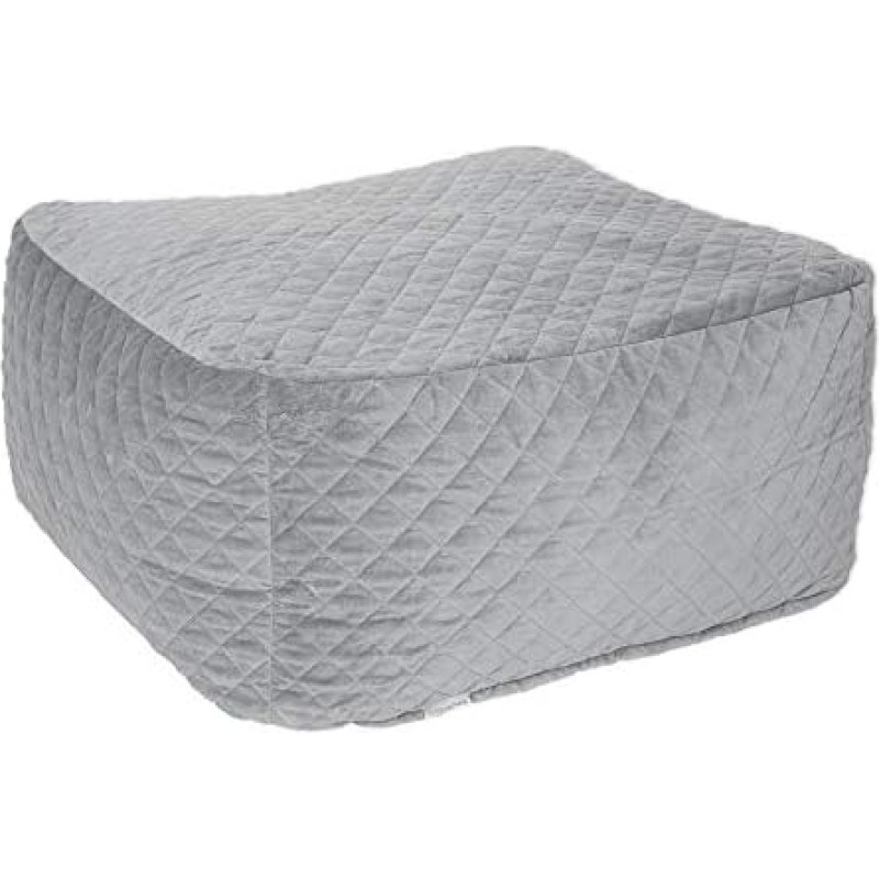 homesphere Bean Bag Velvet Pouf (Grey)