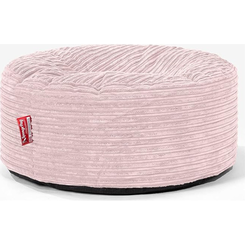 Lounge Pug, Pouf Stool Corduroy Pink