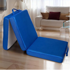 EVVEMU Dreifach faltbare Memoryschaum-Matratze, 10cm Memory Foam Faltbare Gäste-, Camping-, Reise-, Auto- und Wohnwagen-Betten für Erwachsene & Kinder, Druckentlastung Tri-Fold Bett mit waschbarem