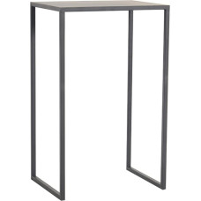 LaYiQimn Console Table, Hallway Console Table, High Sofa Table, Narrow Console for Hallway, Side Table with Metal Frame for Bedroom and Living Room, Black, Metal, Nordic, Compact